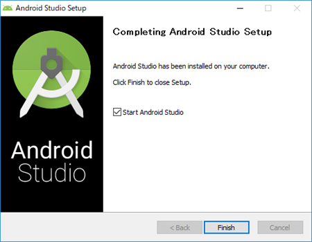 Start Android Studio 画面