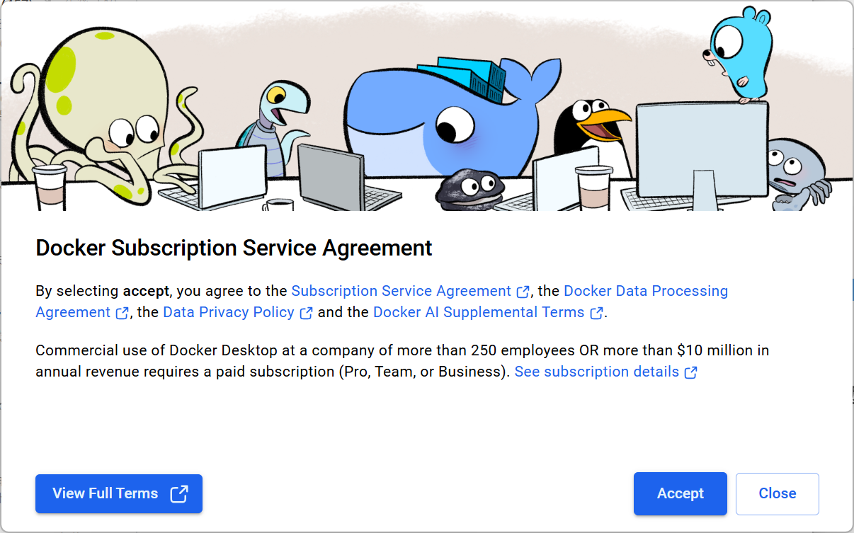 Docker Desktop 起動